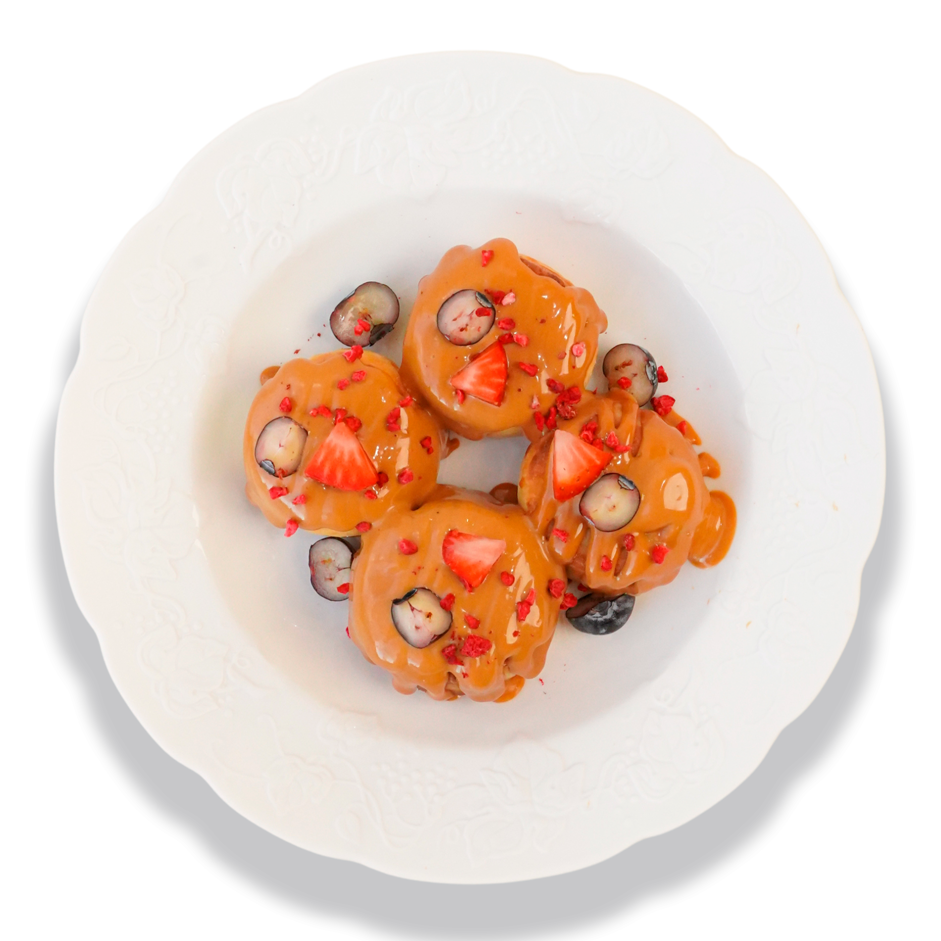 Сырники с карамельным кремом